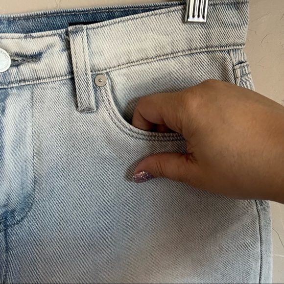 Blank NYC The Fulton Roll Up Denim Shorts - Picture 3 of 7